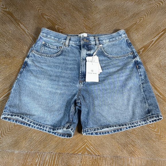 ANINE BING Heath Summer Blue Denim Short 29 - Picture 7 of 13
